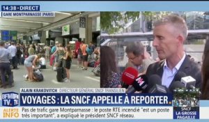 Montparnasse à l'arrêt: pour les trains supprimés, la SNCF assure que les billets seront remboursés intégralement