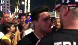 Violents affrontements sur l'étoile de Donald Trump à Los Angeles (vidéo)