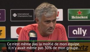 Man United - Mourinho: "Ce n'est pas mon groupe"