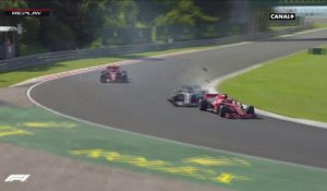 Grand Prix de Hongrie 2018 : Incroyable dépassement de Vettel qui touche la monoplace de Bottas !