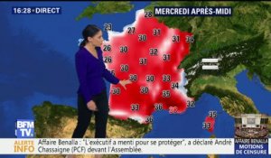 La météo pour ce mercredi 1er août 2018