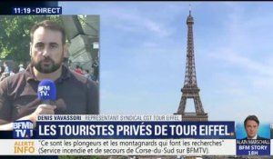 Tour Eiffel fermée : la CGT parle d'une réouverture "au plus vite" sans donner de date