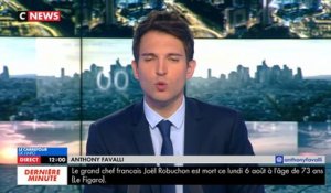 Disparition de Joël Robuchon: Marc Veyrat lui rend hommage sur CNEWS