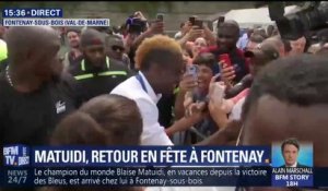 Blaise Matuidi reçu comme un héros à Fontenay-sous-Bois