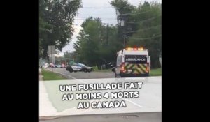 Une fusillade fait au moins 4 morts à Fredericton, au Canada