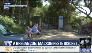 À Brégançon, les touristes et les commerçants attendent une sortie du Président