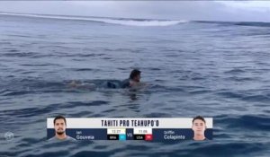 Adrénaline - Surf : Tahiti Pro Teahupo'o, Men's Championship Tour - Round 2 heat 5