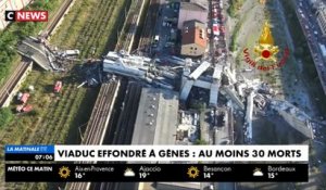 Effondrement d'un viaduc à Gênes en Italie: Le résumé de ce qui s'est passé