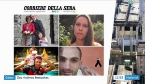 Gênes : trois Français parmi les victimes