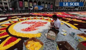 Le Tapis de Fleurs sur la Grand-Place de Bruxelles