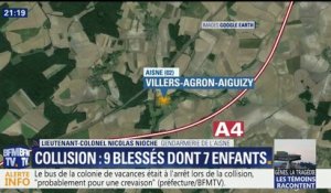 Collision entre un camion et un car: "Les opérations de secours sont terminées", assure la gendarmerie de l'Aisne
