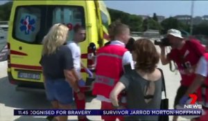 Une touriste britannique a survécu 10 heures en mer après être tombée du paquebot.