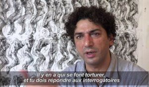 Un Syrien réfugié en France dessine la torture
