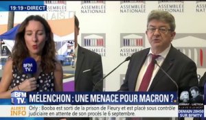 Jean-Luc Mélenchon se pose comme principal opposant à Emmanuel Macron