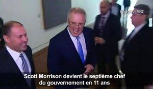 Australie: Morrison investi Premier ministre après un "putsch"