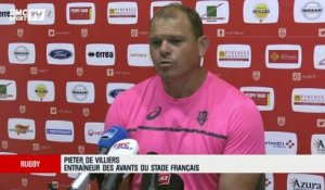 De Villiers (Stade Français) : « On savoure cette victoire »