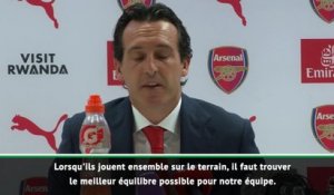 Arsenal - Emery : "Il faut trouver le meilleur équilibre avec Aubameyang et Lacazette"