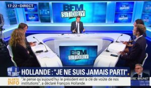 La charge de François Hollande contre Emmanuel Macron