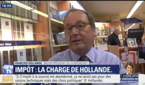 Prélèvement à la source: Hollande charge Macron