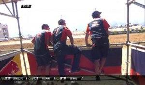 Pauls Jonass vs Jorge Prado Battle & Jonass Crash - MXGP of Turkey 2018