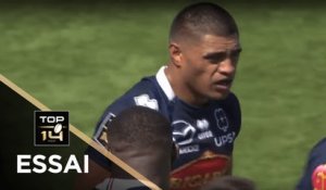 TOP 14 - Essai Saïmoni VAKA (SUA) - Agen - Perpignan - J2 - Saison 2018/2019