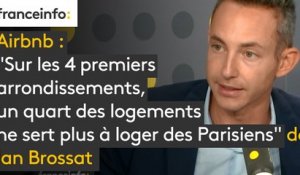 Airbnb : "Sur les 4 premiers arrondissements, un quart des logements ne sert plus à loger des Parisiens" dénonce Ian Brossat