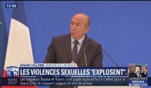 Gérard Collomb annonce l'ouverture d'une plateforme pour signaler un fait de violence sexuelle ou sexiste