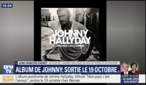 "Ce regard de Johnny nous interpelle", commente Jean-François Chenut en découvrant la pochette de l'album posthume de Johnny Hallyday