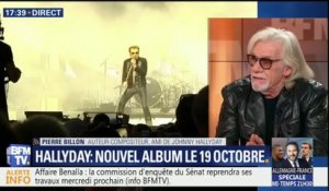 Album posthume d'Hallyday: "La voix est sublime. C'est un album avec du rock'n roll pur et dur, avec de très belles ballades", promet Pierre Billon
