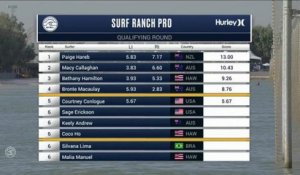 Adrénaline - Surf : Courtney Conlogue with a 6.1 Wave from Surf Ranch Pro, Women's Championship Tour - Qualifying Round