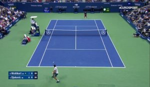 Revers gagnant, défense de fer, Djokovic a sorti toute sa panoplie pour écoeurer Nishikori