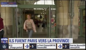 Ils fuient Paris vers la province