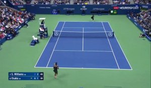 Un rallye de folie et Osaka a écœuré Serena