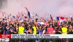 RMC Sport Awards : l’équipe de France de football sur le toit du monde