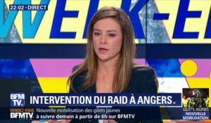 Intervention du RAID à Angers