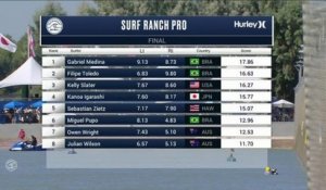Adrénaline - Surf : Kelly Slater with a 3.73 Wave from Surf Ranch Pro, Men's Championship Tour - Final