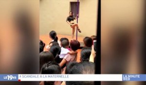 Une danseuse de pole dance anime la rentrée d'une maternelle en Thaïlande
