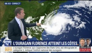Comment progressent l'ouragan Florence et la tempête Isaac ?