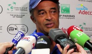 Coupe Davis 2018 - Yannick Noah : "Si on pouvait se faire une finale ici à Lille,  ce serait trop bien"