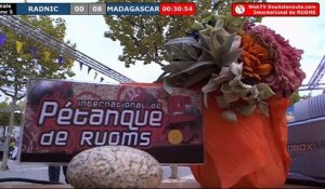 International à pétanque de Ruoms 2018 : la finale Madagascar VS Radnic