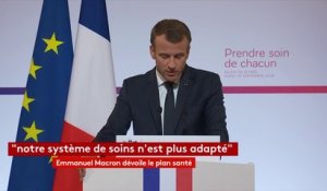 Macron : le système de santé ne souffre pas d'un "sous-financement" mais d'un "défaut d'organisation"