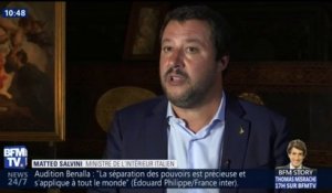 Salvini répond Macron : "Il a repoussé presque 50.000 personnes à la frontière avec l'Italie. Chacun devrait s'occuper de ses affaires sans donner de leçons"