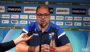 Conférence de presse de Pablo Correa avant AJA - AC Ajaccio