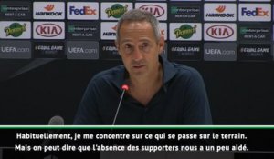 Groupe H - Hütter : "L'absence des supporters nous a aidé"