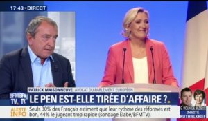 Marine Le Pen n'est "certainement pas" tirée d'affaire, affirme l'avocat du Parlement européen