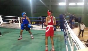Double KO pendant un match de boxe (Inde)