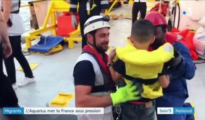 Migrants : "l'Aquarius" met la France sous pression