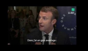 Macron: "La meilleure façon d'être en haut des sondages, c'est donner de l'argent"