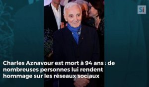 Charles Aznavour est mort : les hommage sur les réseaux sociaux