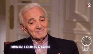 Portrait - Hommage à Aznavour